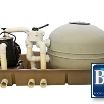 PUMP & FILTER COMBO UNIT - 2 Bag - 0.6kW EQ Pump - excludes DB (1)