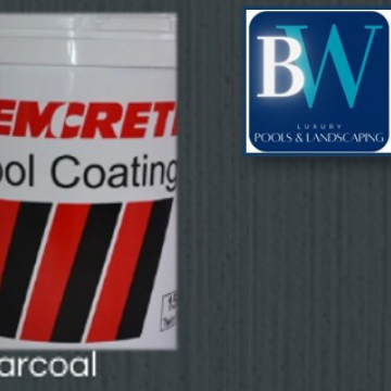 Cemcrete - POOL PAINT - CHARCOAL - 15kg